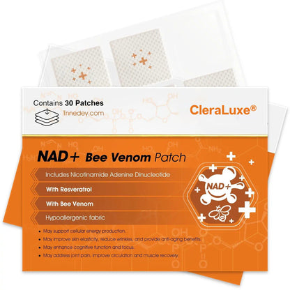 【Official Authorized Store】CleraLuxe® NAD+ Bee Venom Patch – Ultimate Skin Rejuvenation & Energy Boost（Last Day Discount：75%）